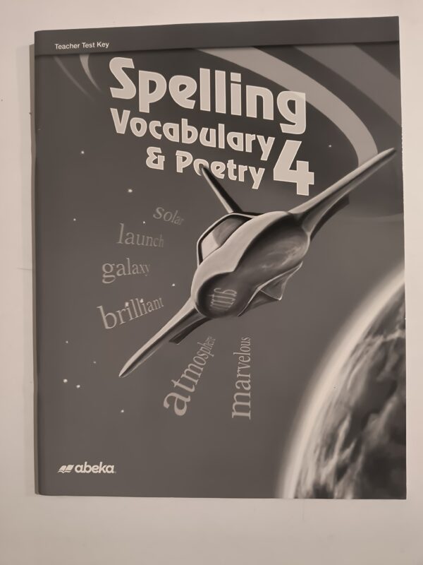 Spelling, Vocabulary & Poetry 4th grd Teacher Test Key